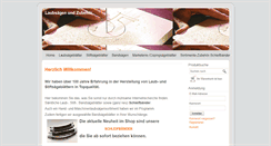 Desktop Screenshot of laubsaege.com