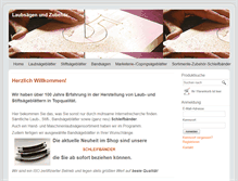 Tablet Screenshot of laubsaege.com